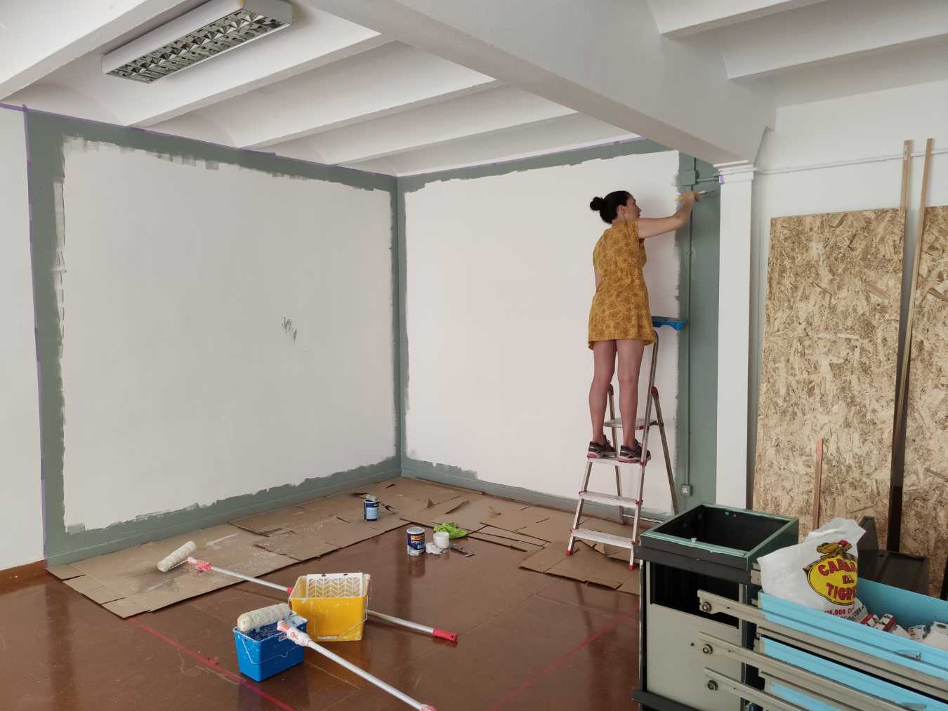 Perdimos la cuenta de las paredes que hemos pintado